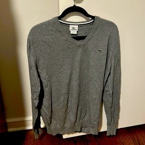 Lacoste v neck sweater